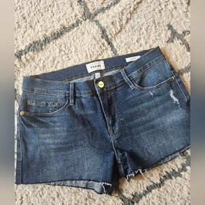 Frame Denim Le Cutoff Denim Shorts Size 28